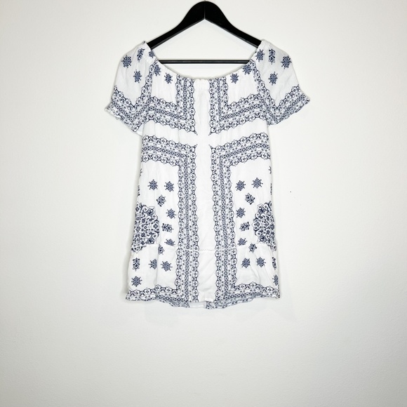 ❌ SOLD ❌ Heartloom Dress Ria Dress Mykonos Color White Blue Revolve Dress Size S - Picture 8 of 9